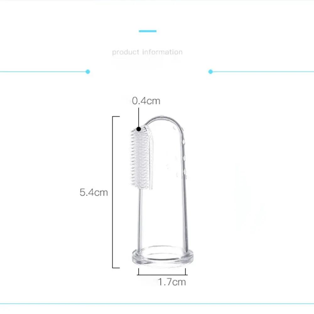Couverture de doigt en silicone pour bébé, brosse à dents à feuilles caduques, brosse à dents d'entr