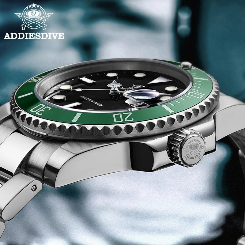 ADDIESDIVE montre en acier inoxydable montre à Quartz de loisirs d'affaires européennes et américain