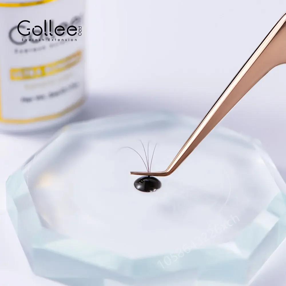 Gollee colle transparente pour extensions de cils pour couleur ou noir adhésif pour faux cils ou sou