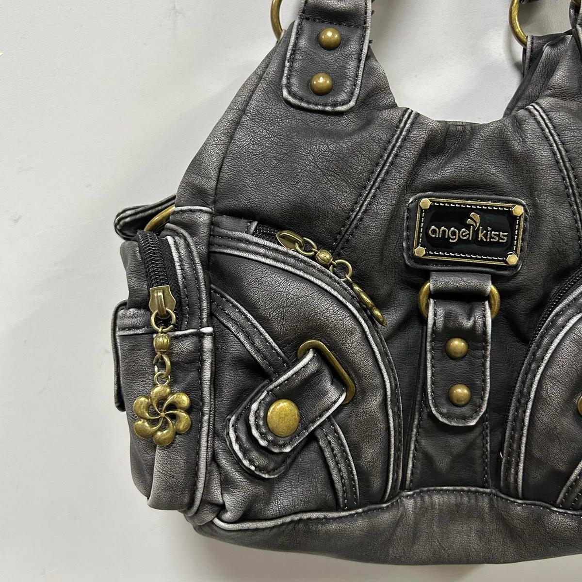 Sacs à main pour femmes, petit sac à bandoulière, fourre-tout souple, sacoche à la mode multi-poches