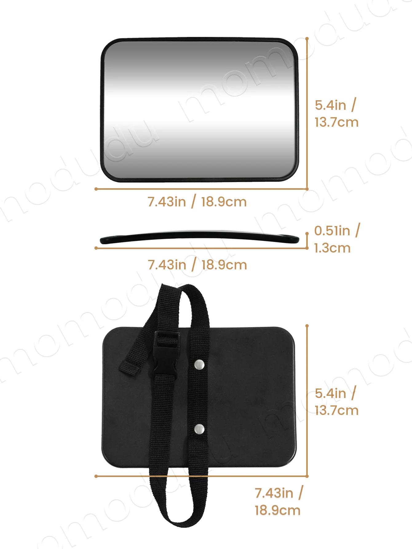 Rétroviseur de voiture pour bébé incassable, miroir arrière pour bébé, vue claire en cristal plus la