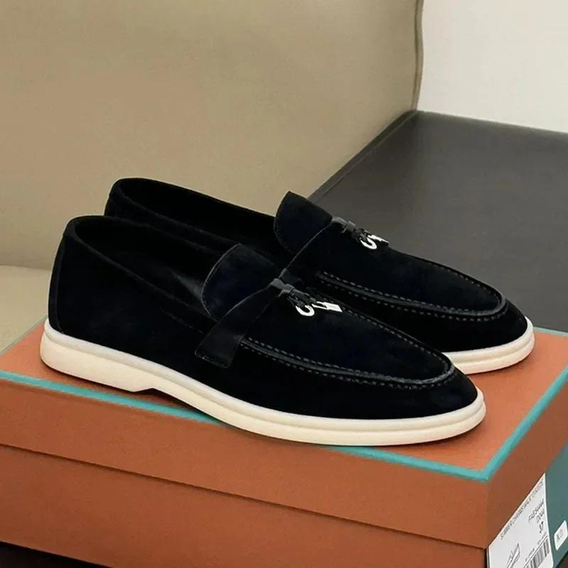 Fringed Metal Buckle Classic British Flat Shoes 2024 - European Export Quality Couple's Leisure Foot