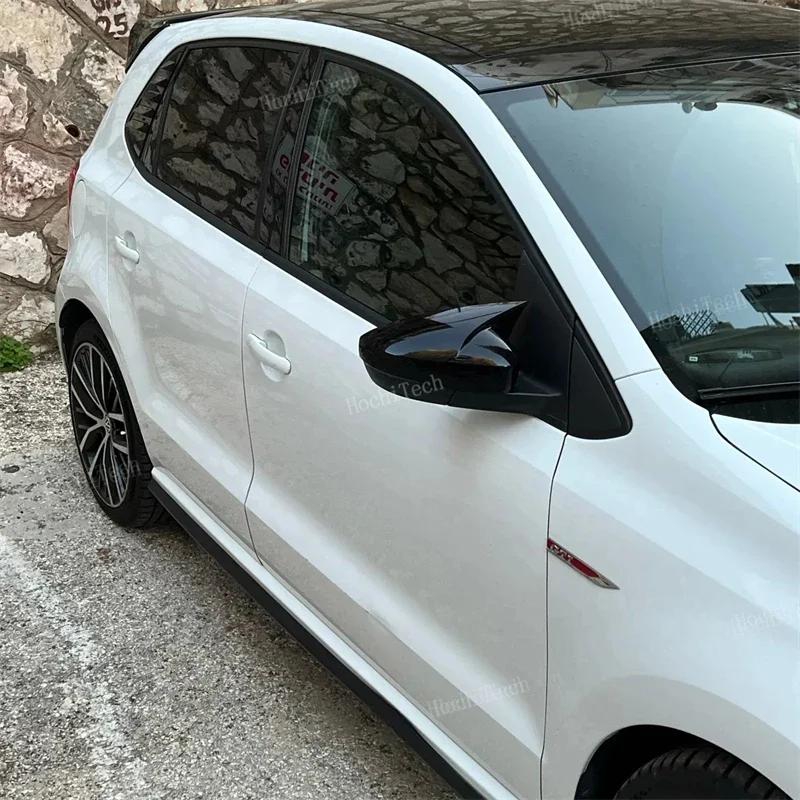 Haute qualité pour Volkswagen VW Polo MK5 6R 6C 2009-17 ABS côté rétroviseur aile couvercle bouchons