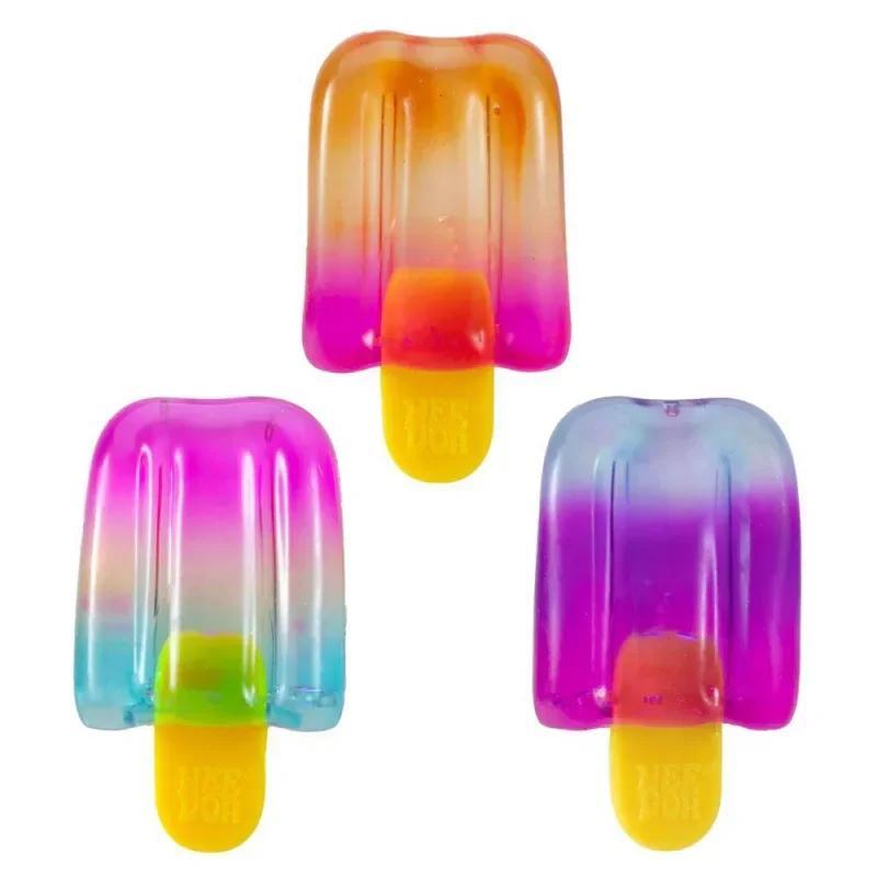 Schylling Needoh Nice Cube Sensory Nice-Sicle, cube sensoriel anti-stress, objet à presser anti-anxi