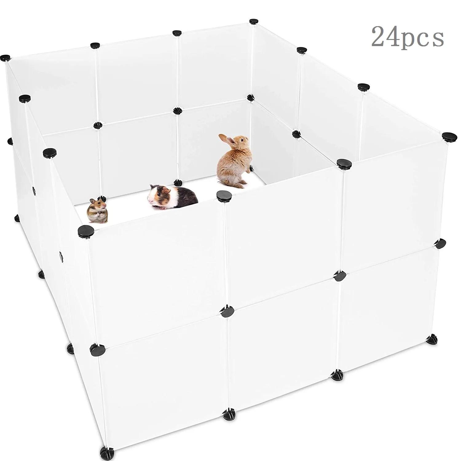 Parc bricolage petit animal de compagnie librement combiné pliable chien Cage cour clôture pour chie