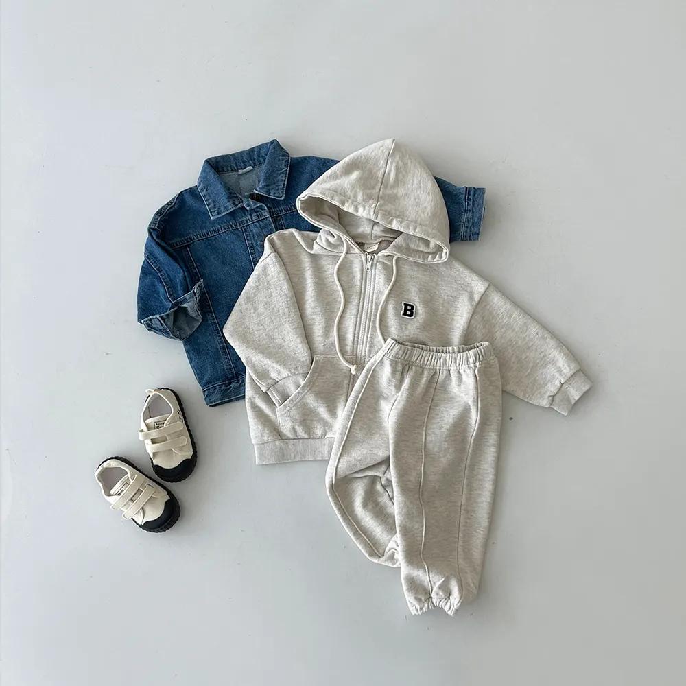 Pantalon de survêtement coréen pour bébé garçon, bas de Sport Long, couleur unie, culottes pour nour