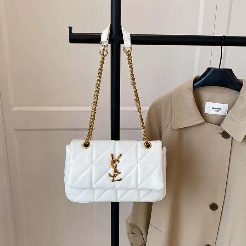 Sac carré vintage pour femme, sac à bandoulière tendance avec chaîne, convertible en sac à épaule, i