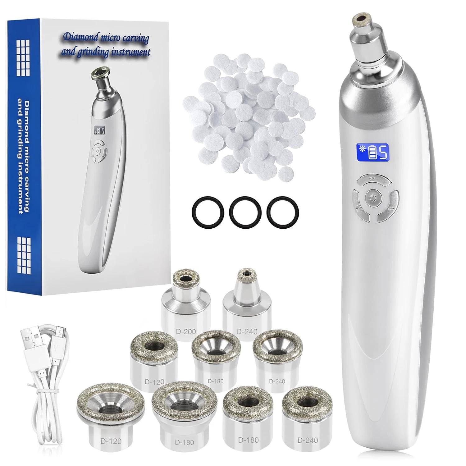 Machine portative de Microdermabrasion de diamant soins de la peau du visage dispositif de beauté d'