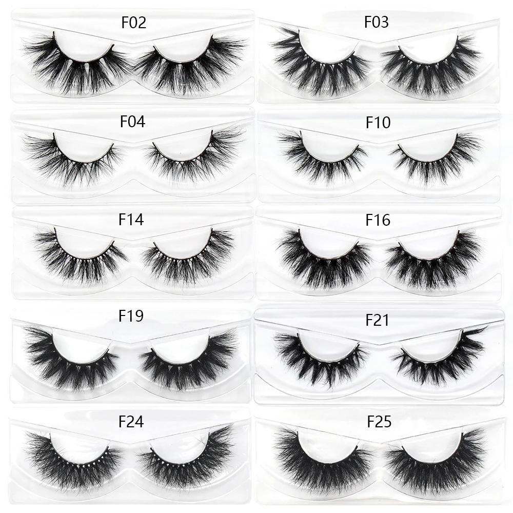 FOXESJI-Faux-cils en Vison Doux et Naturels, Vente en Gros, pour les Affaires