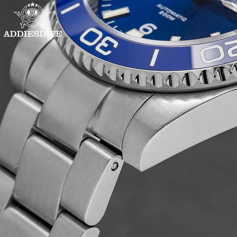 ADDIESDIVE nouvelle montre de plongée cadeau hommes 8215 automatique saphir AR revêtement verre céra