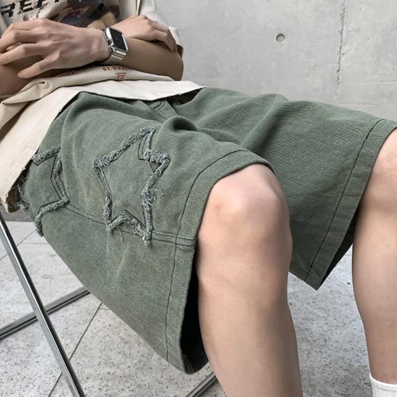 Goals Gym Short pour homme, Vintage, Simple, Été, Loisirs, Ulzzang Streetwear, Chic, At Star Patchwo