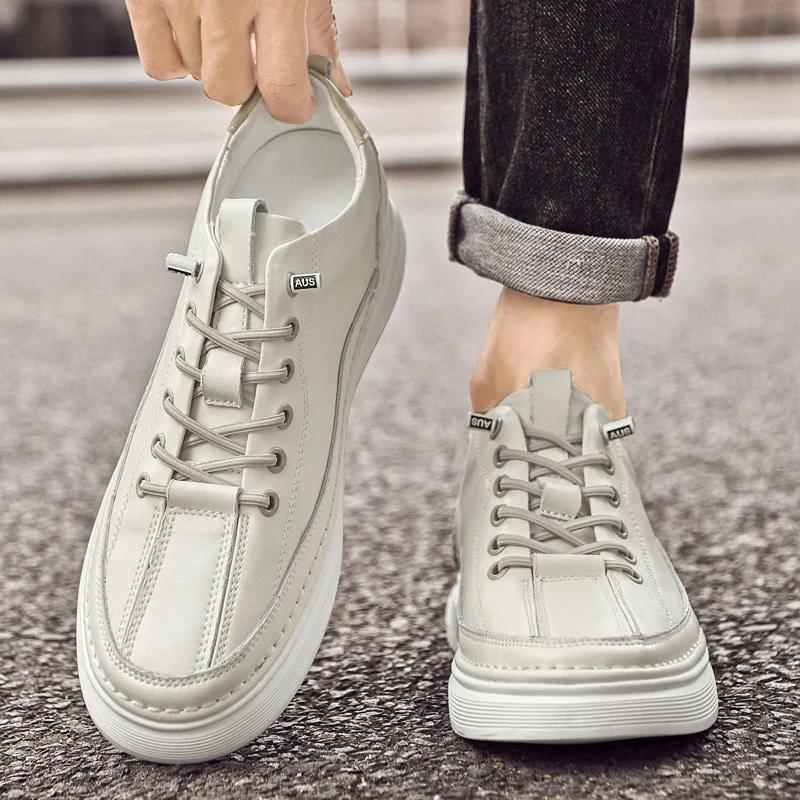 Homme ascenseur baskets hommes Booster chaussures ascenseur hauteur augmenter semelle intérieure 5cm