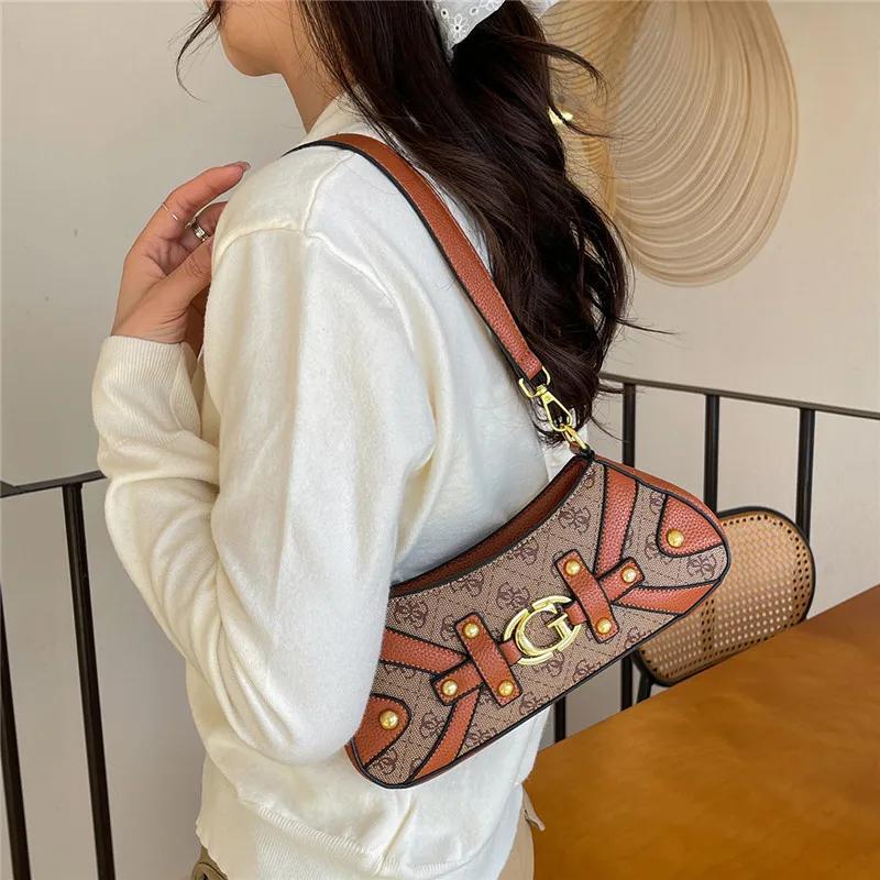 Nouveau sac bandoulière moto pour femme, sac à l'épaule décontracté de haute qualité, style Hot Girl
