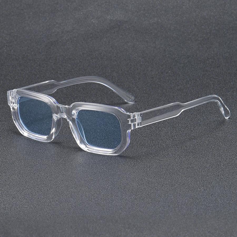4pcsNew hommes Vintage Rectangle cadre lunettes de soleil mode rétro lunettes de soleil marque de lu