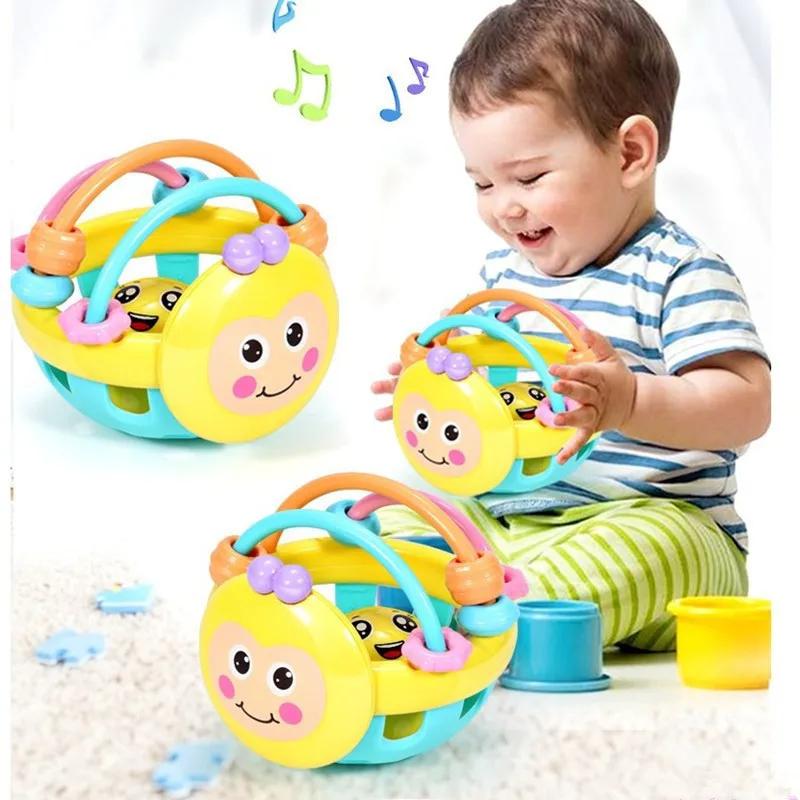 Jouets de dentition doux pour bébé, anneau de dentition sensoriel éducatif précoce pour nouveau-né,