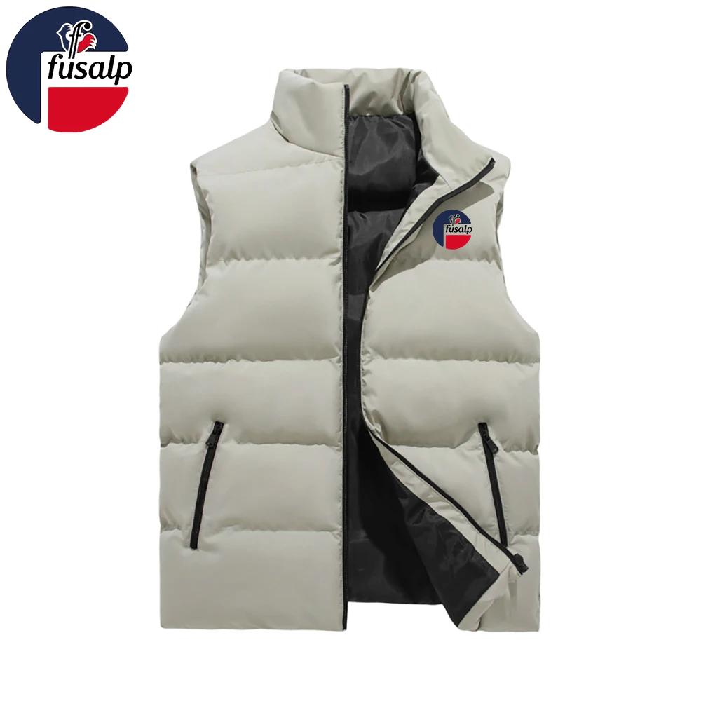 Gilet en molleton thermique épais pour homme FUSALP, vêtement chaud et décontracté pour l'hiver, sty