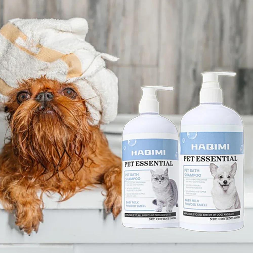 Shampoing de bain pour animaux de compagnie, Gel douche pour chats et chiens, déodorant nettoyant do