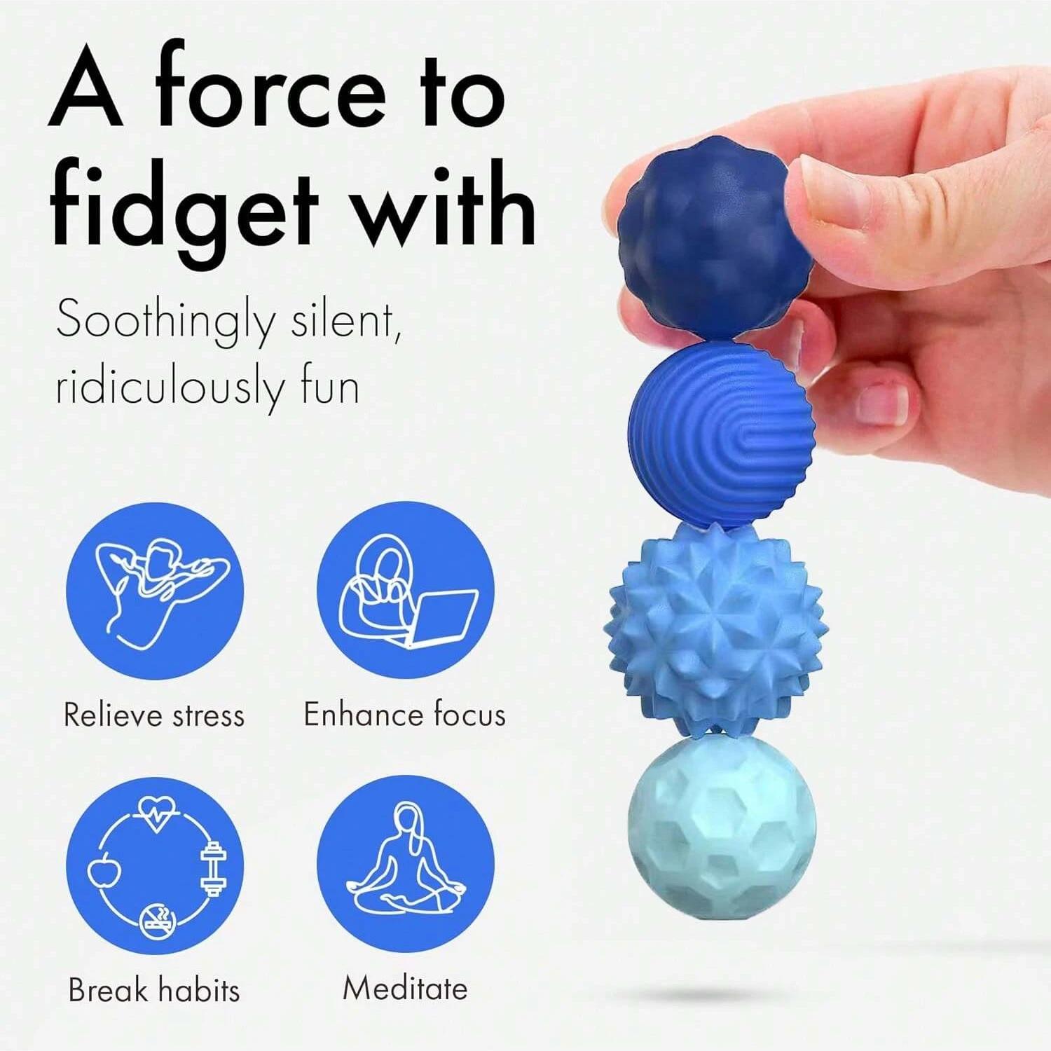 Boules magnétiques Fidget Toy EDC Anti-Stress, jouet Antistress, anxiété, aimant sensoriel, Fidgetin