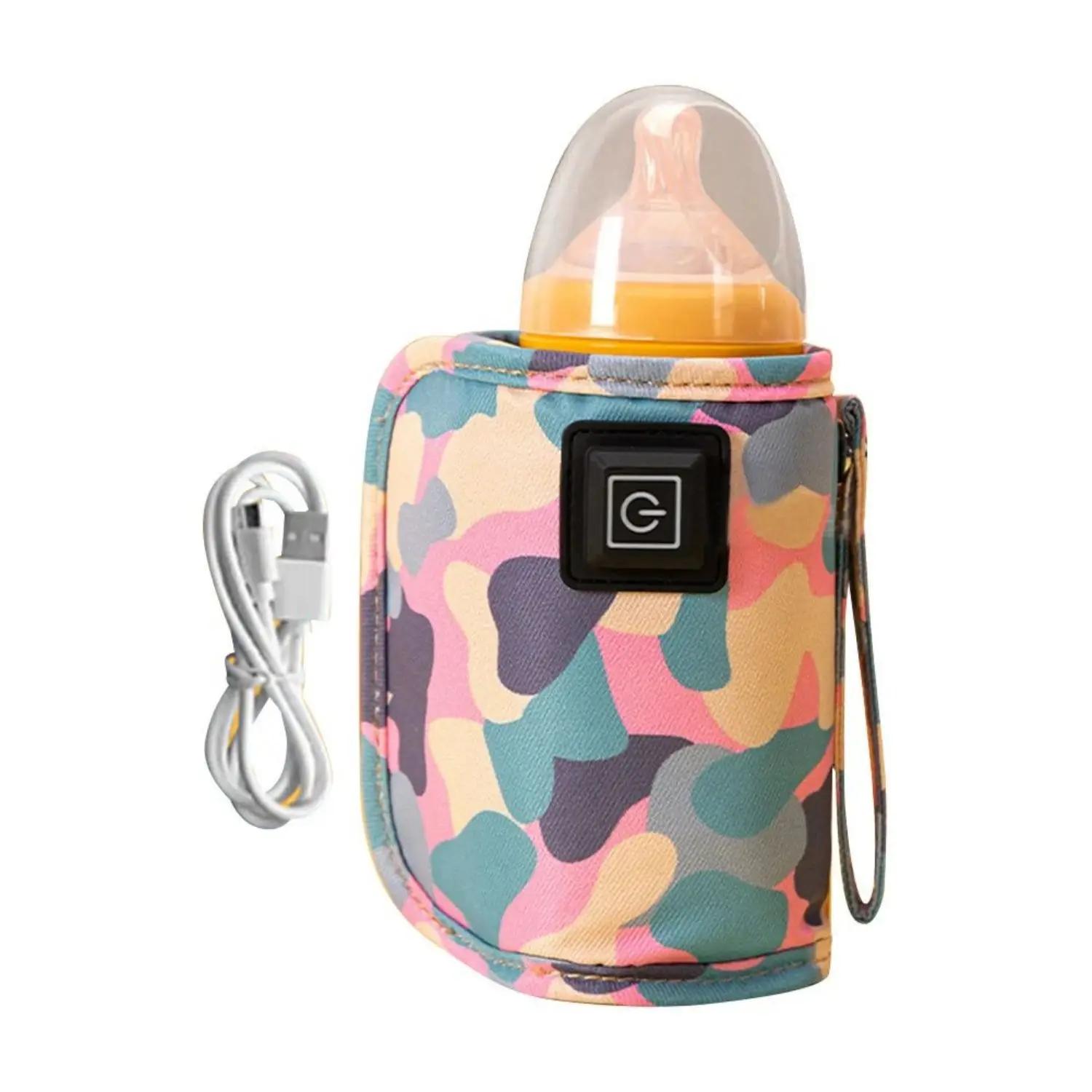 Chauffe-eau à lait USB, poussette de voyage, sac isolé, chauffe-biberon pour bébé, fournitures sûres