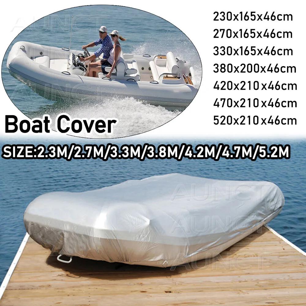Housse de bateau gonflable en forme de V, imperméable, anti-poussière, AntiUV, pluie, neige, canot d