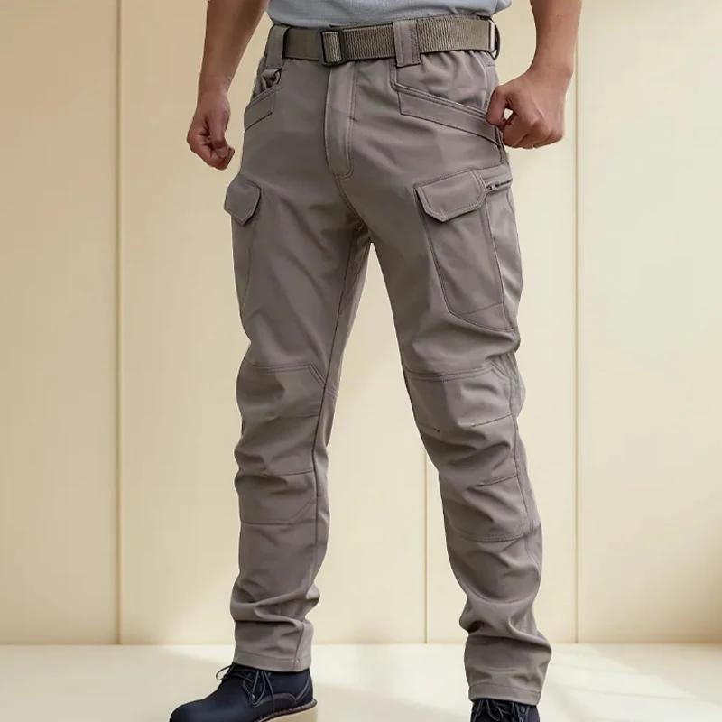 Pantalon cargo militaire tactique décontracté pour hommes, Softshell élastique, printemps-automne, r