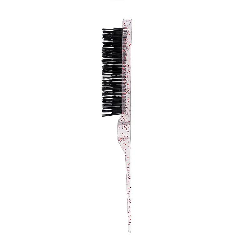 Brosse à cheveux en cristal, utilisée pour combler le côté et l'arrière des cheveux, adaptée aux hom