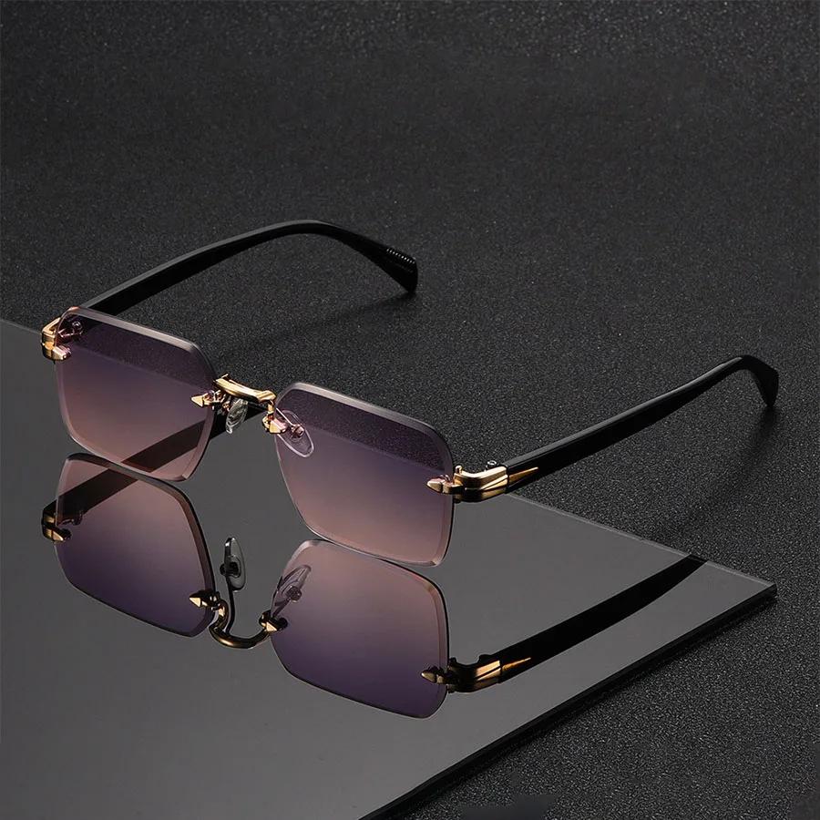 Lunettes de soleil classiques unisexes à la mode, sans cadre, tendance, pour Costume de vacances, me