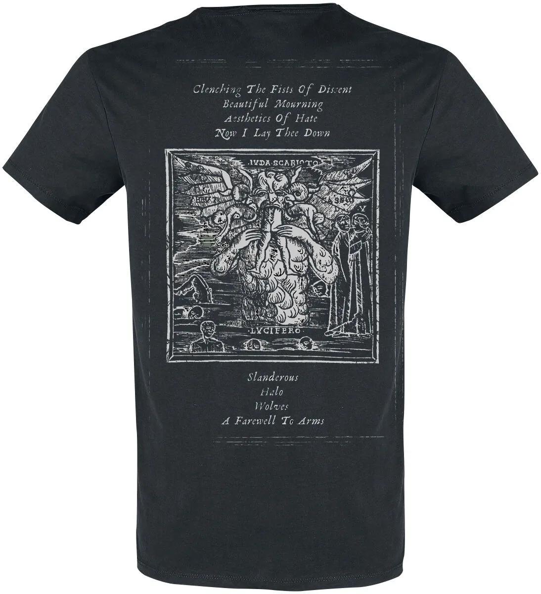 T-shirt en coton imprimé Machine Head The Blackening Skeleton King, style Thrash Metal, streetwear u