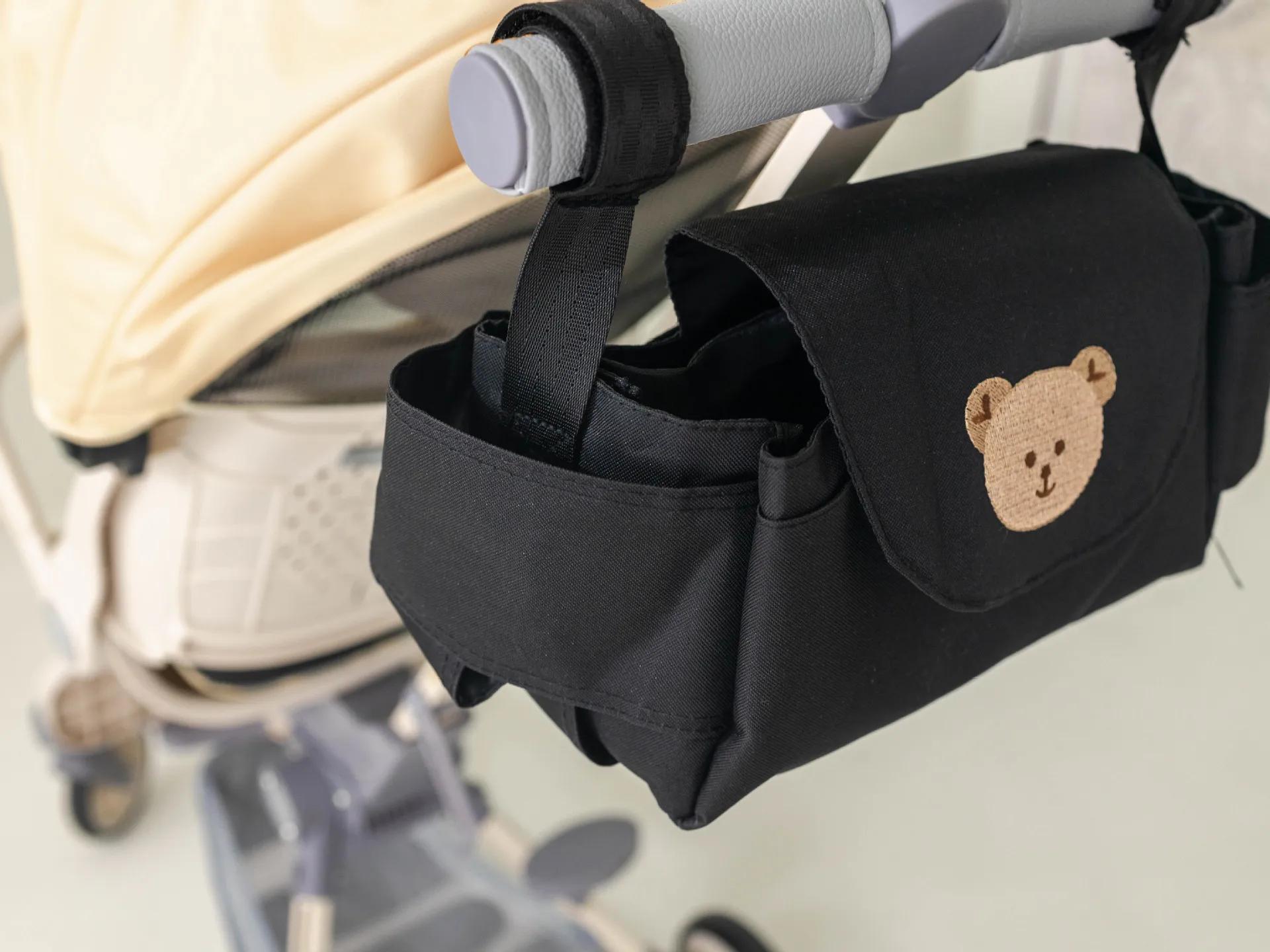 Sac de poussette pour bébé, organisateur de landau, accessoires pour bébé, porte-gobelet, chariot po