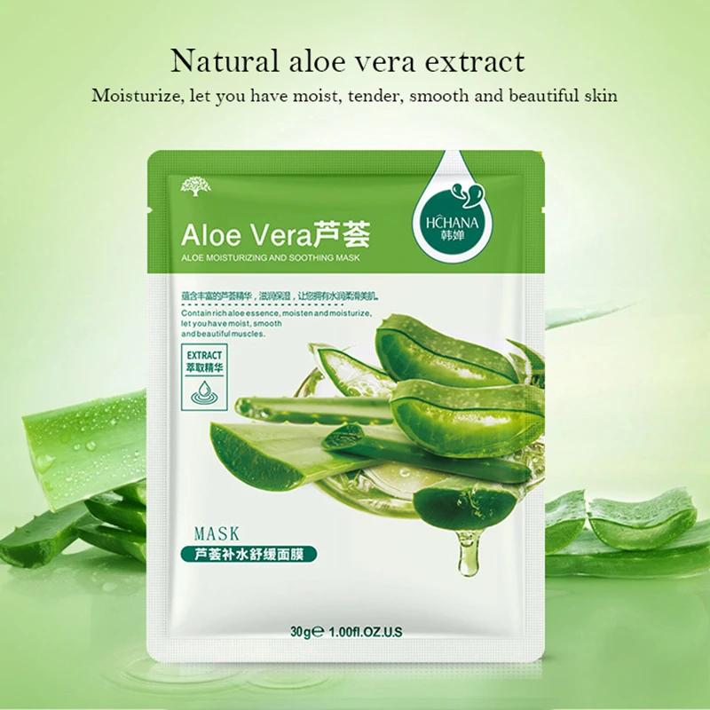 30 pièces masques faciaux Fruits frais blanchissant soin de la peau hydratant Anti rides hydratant c