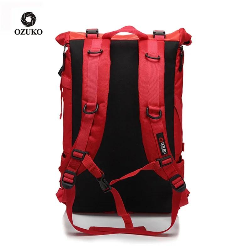 OZUKO cartable pour adolescent 15.6 pouces ordinateur portable sac à dos d'eau 49*28*14 hommes étudi