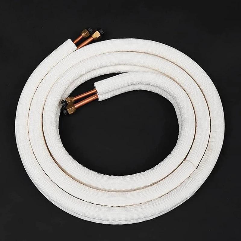 Ensemble de fils de cuivre isolés, 3 mètres, paire de tubes de bobine 1/4 po 3/8 po, pièces de clima