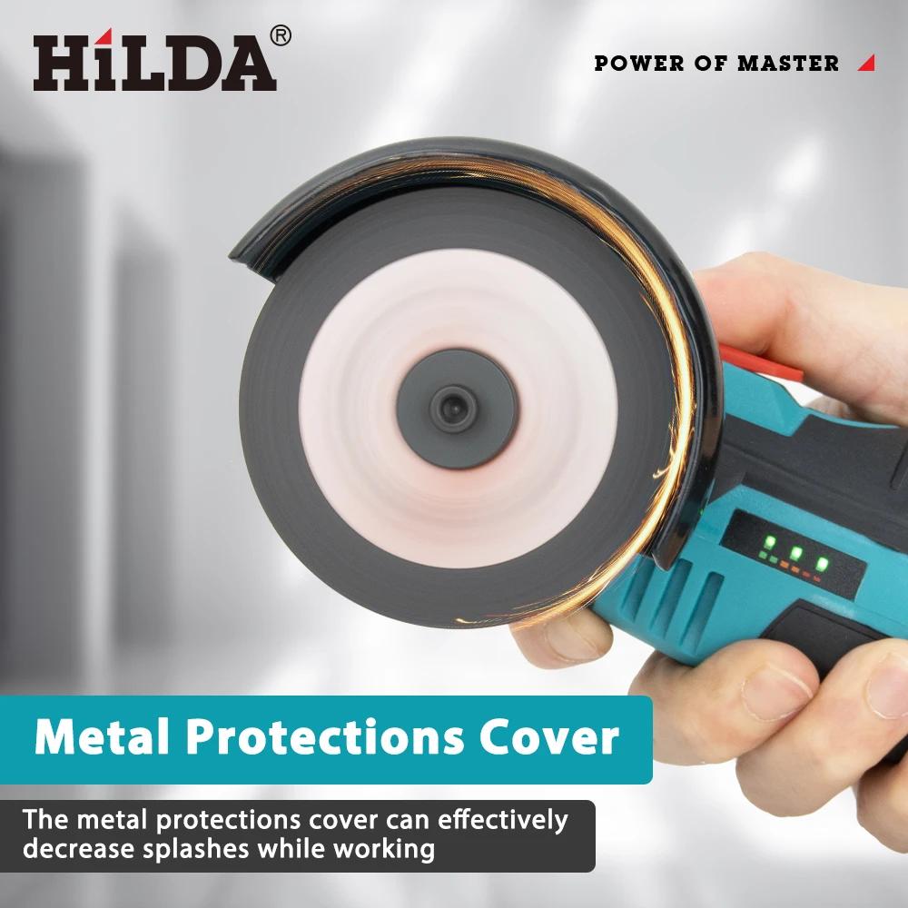 HILDA – Mini meuleuse d'angle Miniature Rechargeable 12V, avec lame de coupe à batterie, meuleuse de