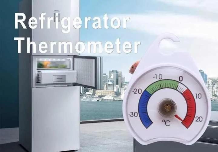 Thermomètre de réfrigérateur -30 ° C à 20 ° Thermomètre de réfrigérateur et congélateur avec crochet