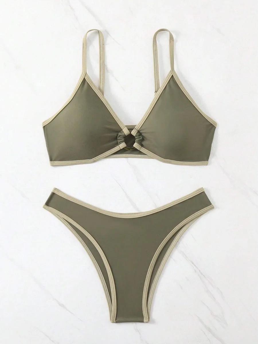 Micro Bikini Halter pour Femme 2026 – Maillot de Bain Sexy Brésilien, Ensemble String Biquini, Tenue