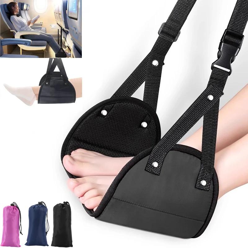 Repose-pieds portable pour avion, repose-jambes de voyage, hamac pour les pieds en avion, support de