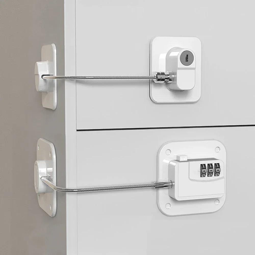 Serrure de sécurité pour enfants, 1 pièce, serrure de porte d'armoire de réfrigérateur, Protection d