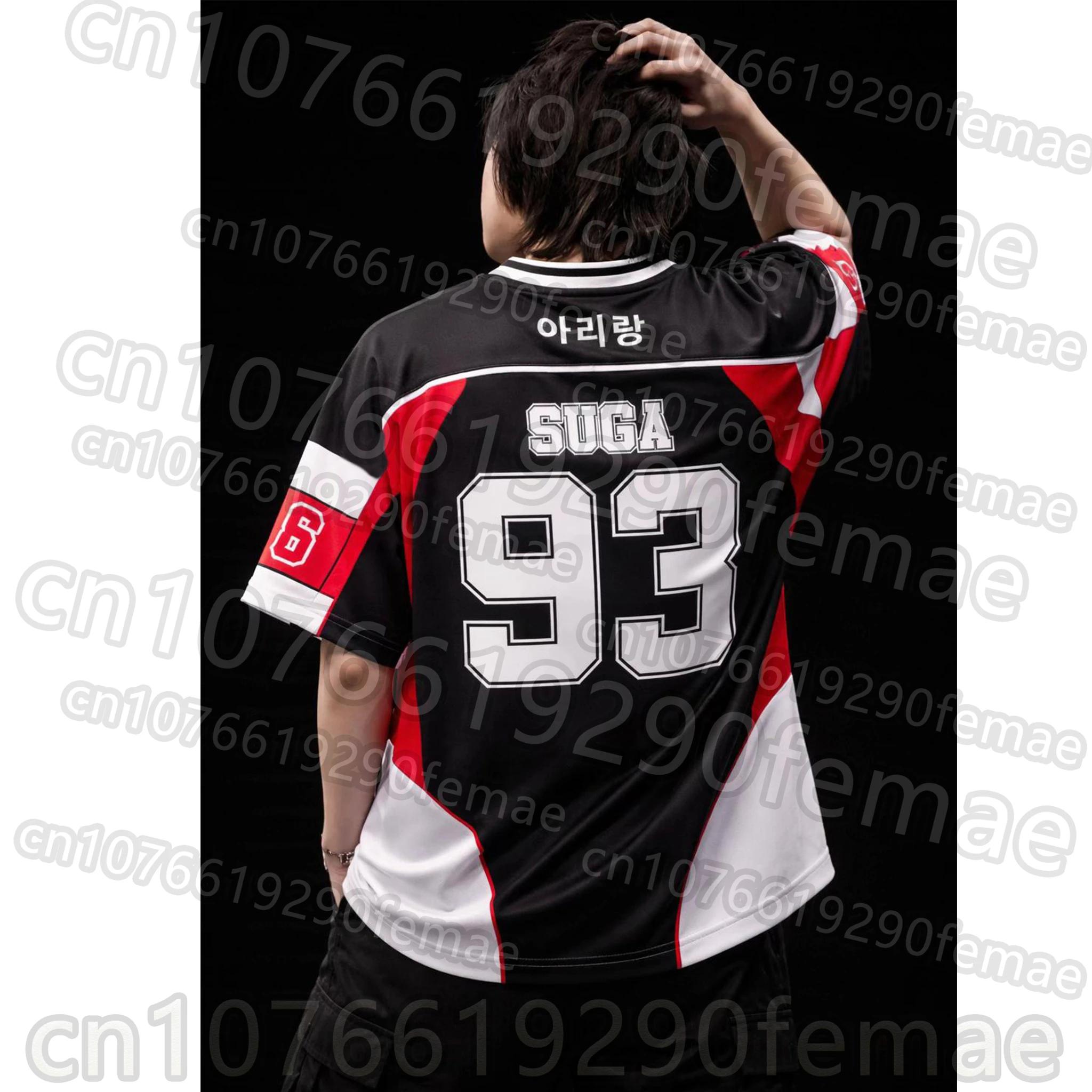 Marchandises KPOP tendance Été 2026 J-HOPE Boy Band # T-shirt 94 style idole coréenne, maillot de sp
