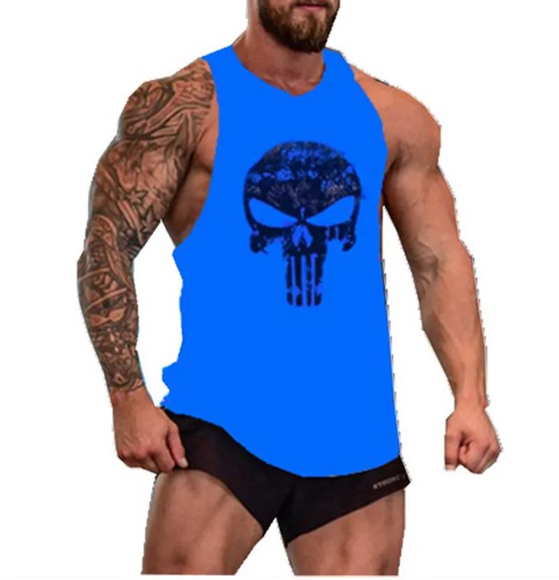T-shirts de gymnastique bretelles homme Stringer chemise de Fitness chemise de musculation hommes ha
