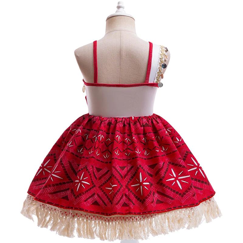 Film princesse Moana 2 robe filles Cosplay Vaiana carnaval fête océan aventure Costume enfants Hallo