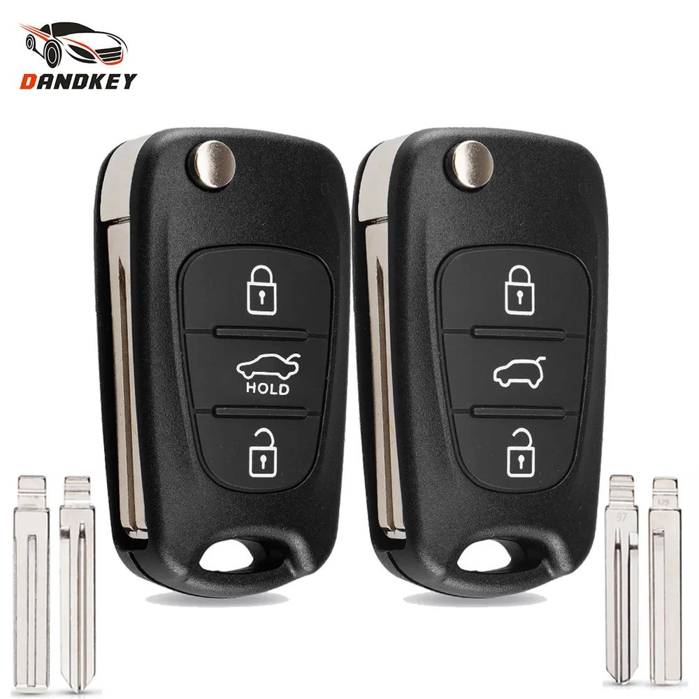 Dandkey pour Hyundai I20 I30 IX35 I35 Solaris RIO Elantra pour Kia K5 Verna Picanto Sportage étui à