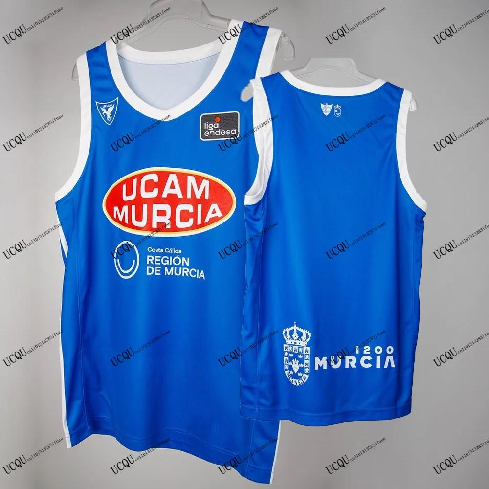 Espagne ACB 2025-26 nouveauté UCAM Murcia maillots de basket-ball 3D imprimé T-Shirts décontracté ma