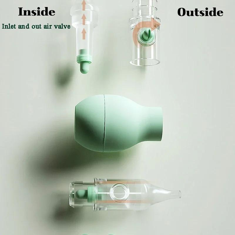 Aspirateur Nasal doux pour bébé, Anti-dos, ventouse nasale pour nouveau-né, nettoyeur de nez en Sili