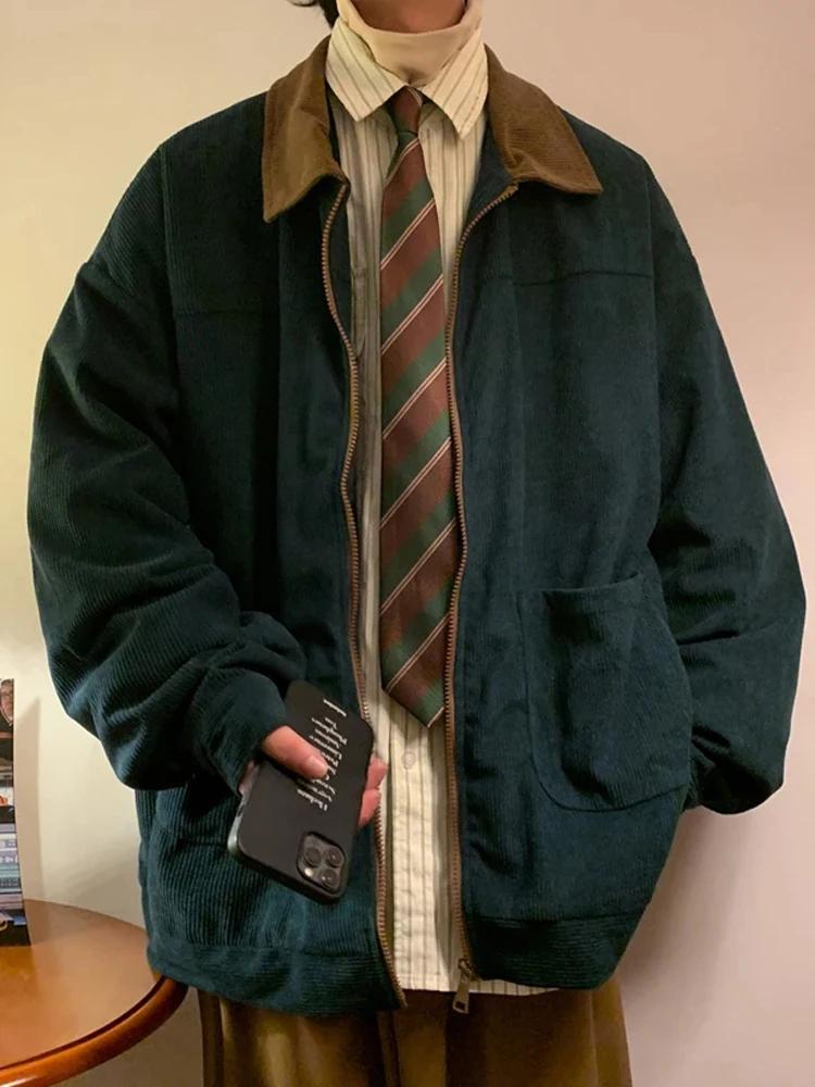 Style américain Vintage 2025 hommes Bomber veste coupe-vent manteaux à glissière automne lâche Cargo