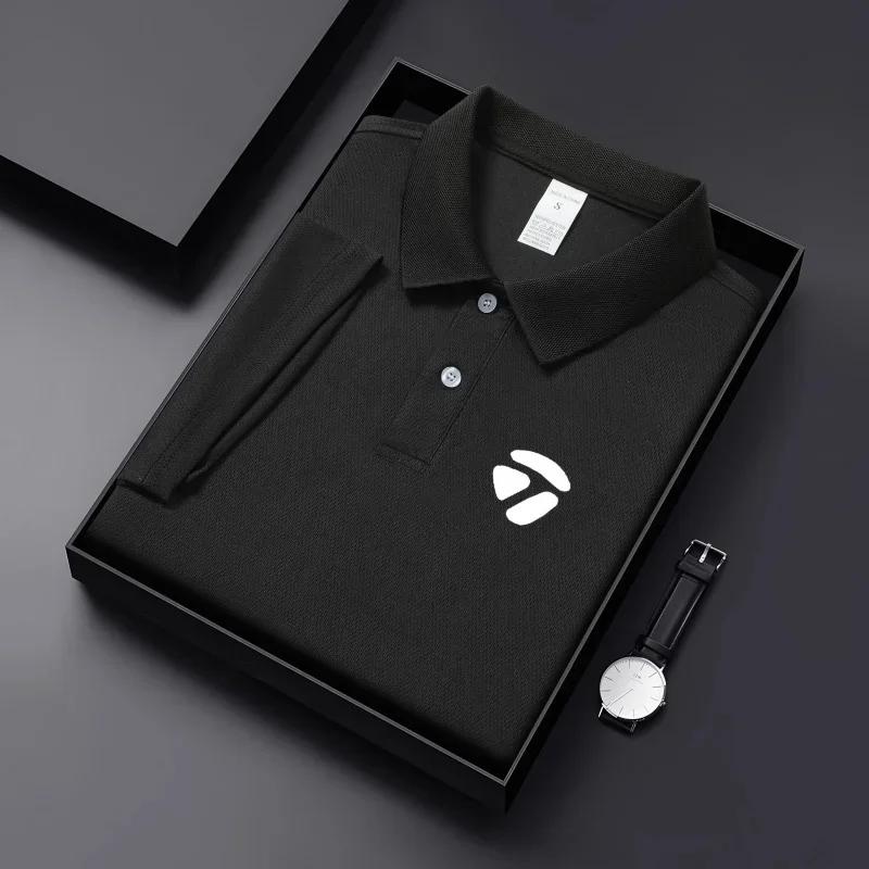 T-shirt décontracté à manches courtes et col revers pour homme, idéal printemps-été, style sport gol