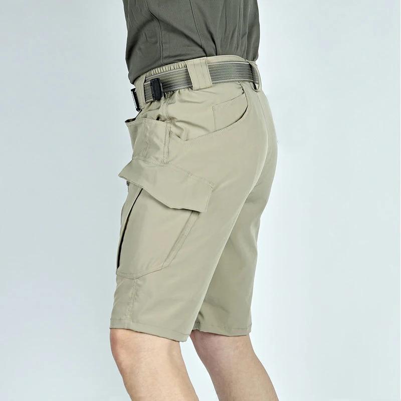 Short Cargo d'été pour hommes, pantalon court tactique à séchage rapide, multi-poches, pour la chass
