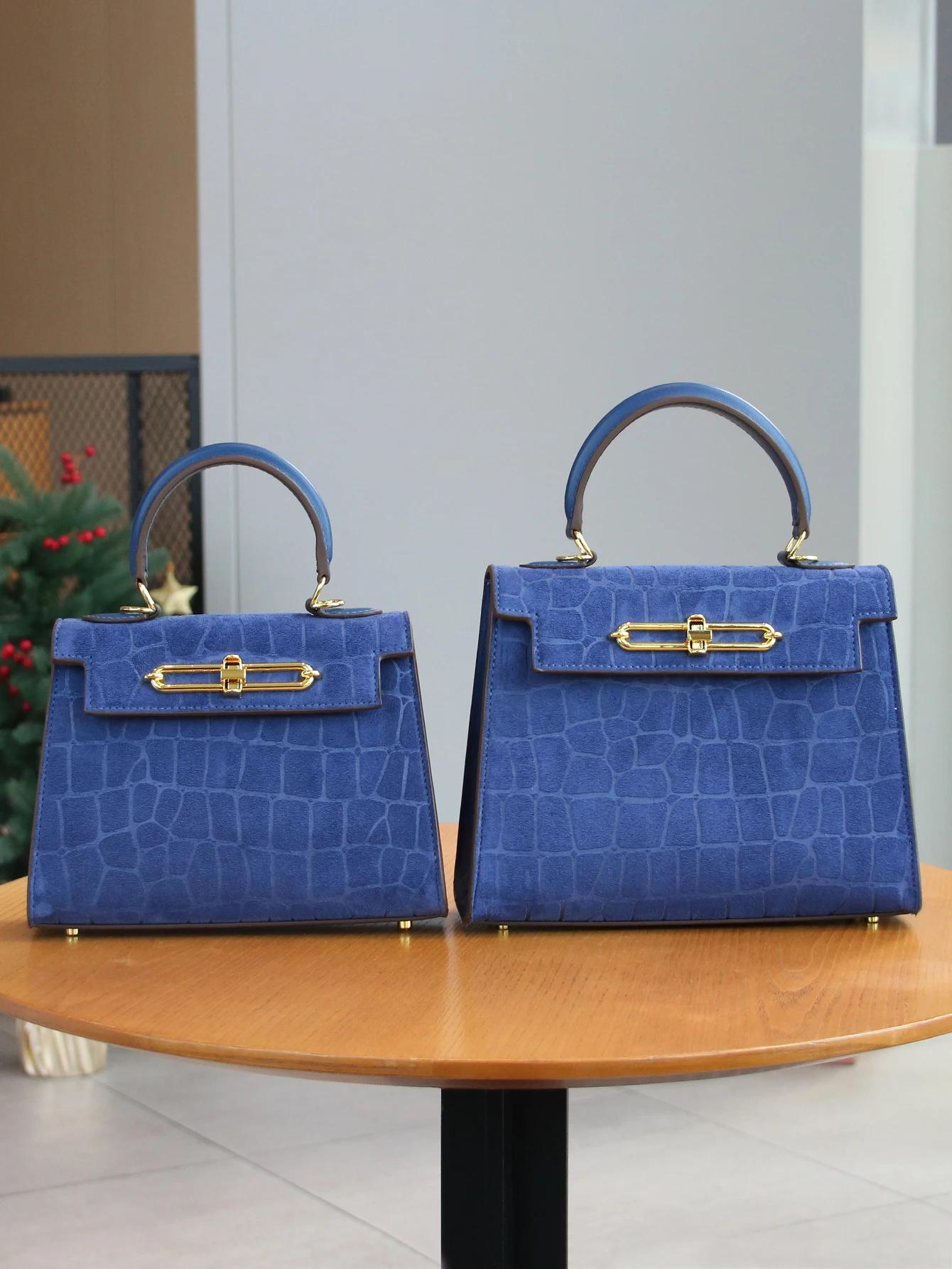 Automne/hiver 2025 rétro motif crocodile givré haut de gamme mode dames sac tempérament banlieue sac