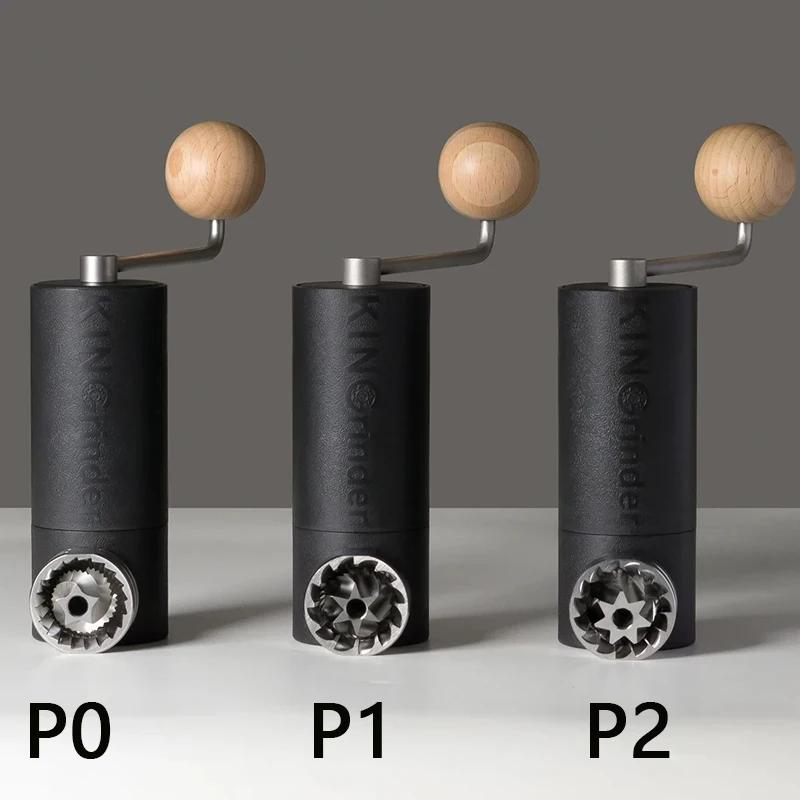 KINGrinder P0/P2 moulin à café manuel léger pour pot Moka goutte à goutte avec assemblage cohérence
