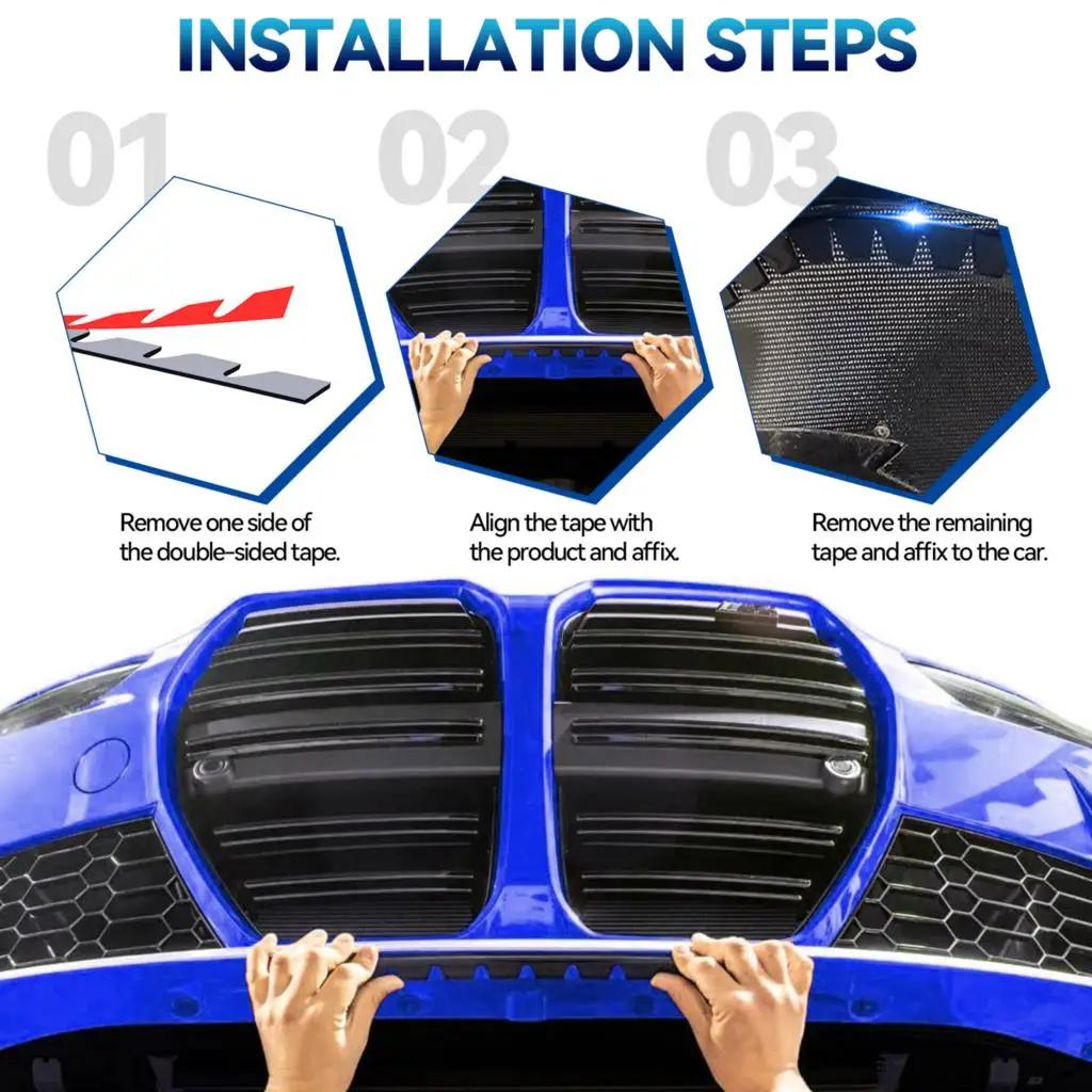 8 pièces SPORT universel voiture pare-chocs avant garde châssis anti-rayures anti-dérapant Kit gratt