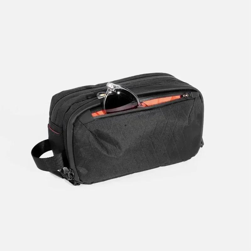 Kit Dopp 2x-pac nylon haute performance, trousse de toilette résistante à l'eau double compartiments